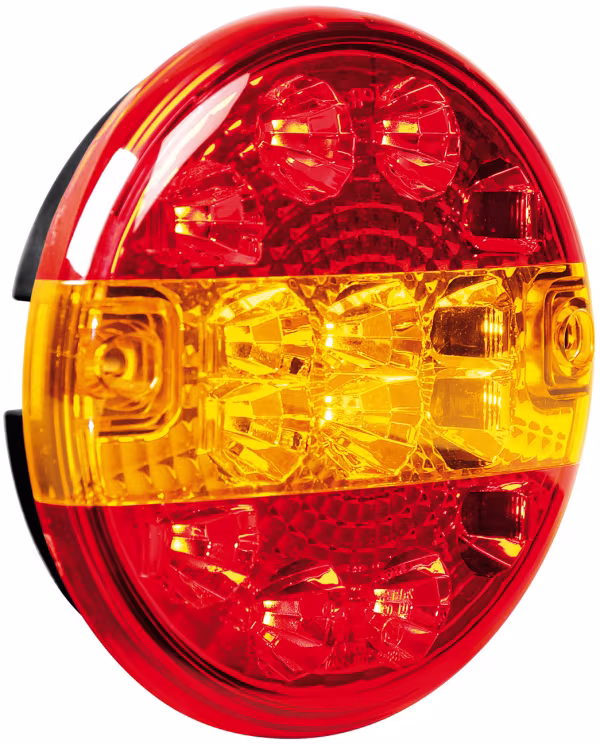 Lampa Fanale rotondo posteriore Led 3 funzioni, 12/24V