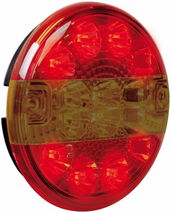Lampa Fanale rotondo posteriore Led 3 funzioni, 12/24V