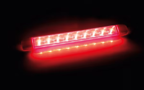 Lampa Illumi, luce ingombro - 9 Led - 12/24V - Rosso - 1 funzione