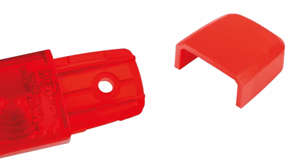 Lampa Illumi, luce ingombro - 9 Led - 12/24V - Rosso - 1 funzione