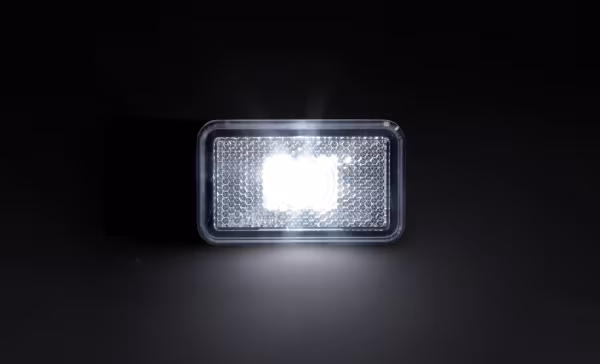 Lampa Luce ingombro con catarifrangente e staffa - 1 Led - 12/24V