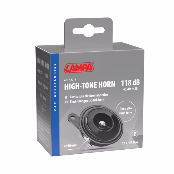 Lampa Avvisatore acustico Ø 90 mm, 12V - Tono alto