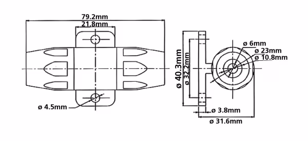 Lampa Porta fusibile AGU