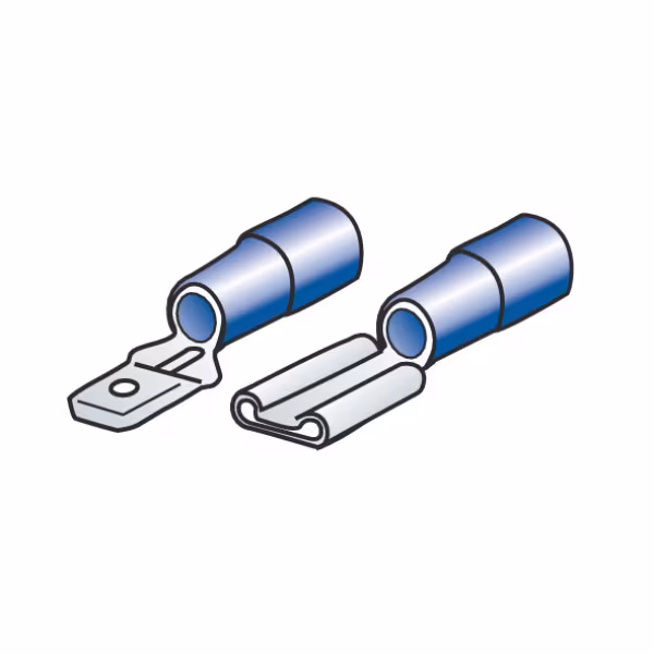 Lampa Kit 40 terminali-capicorda piatti - Blu