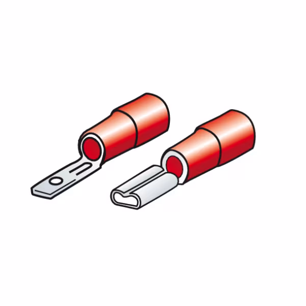 Lampa Kit 20 terminali-capicorda piatti - Rosso
