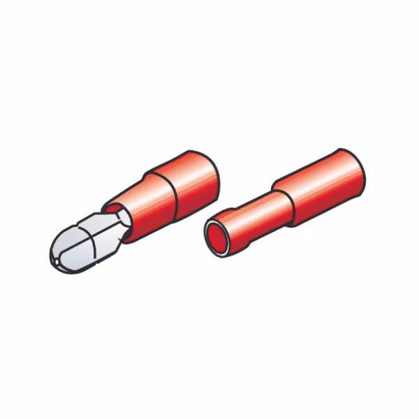 Lampa Kit 40 terminali-capicorda rotondi - Rosso