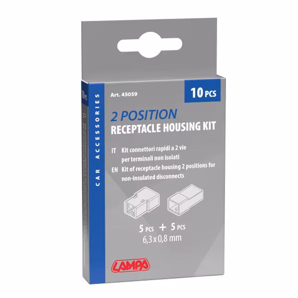 Lampa Kit 10 connettori rapidi a 2 vie per terminali non isolati