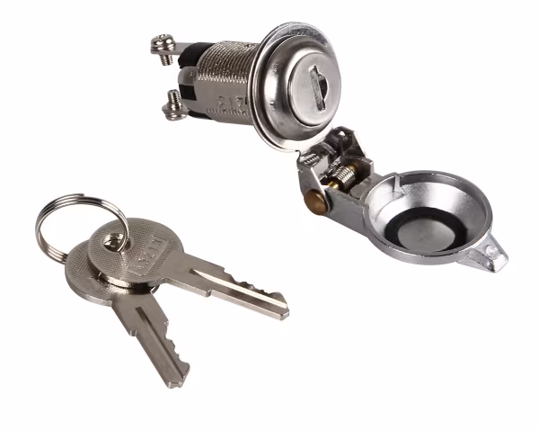 Lampa Interruttore a chiave con protezione - 12/24V - 10A