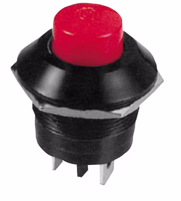 Lampa Interruttore a pulsante - 12/24V - 10A