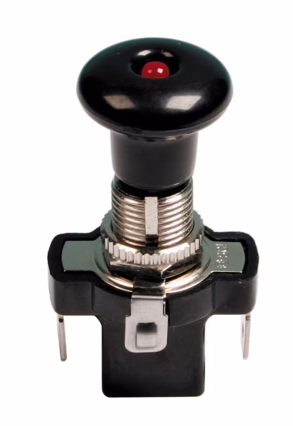Lampa Interruttore tira-spingi con spia a Led - 12/24V