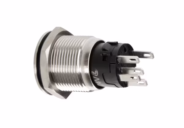 Lampa Interruttore a pulsante con spia a Led, 12/24V