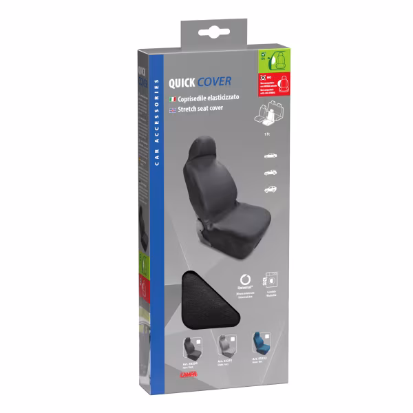 Lampa Quick Cover, coprisedile elasticizzato anteriore
