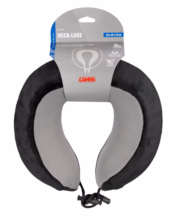 Lampa Neck-Luxe, cuscino per collo ergonomico da viaggio