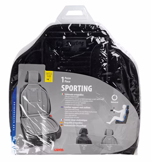 Lampa Sporting, schienale ortopedico