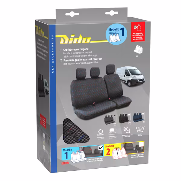 Lampa Dido-1, set fodere per furgone senza avvolgicintura