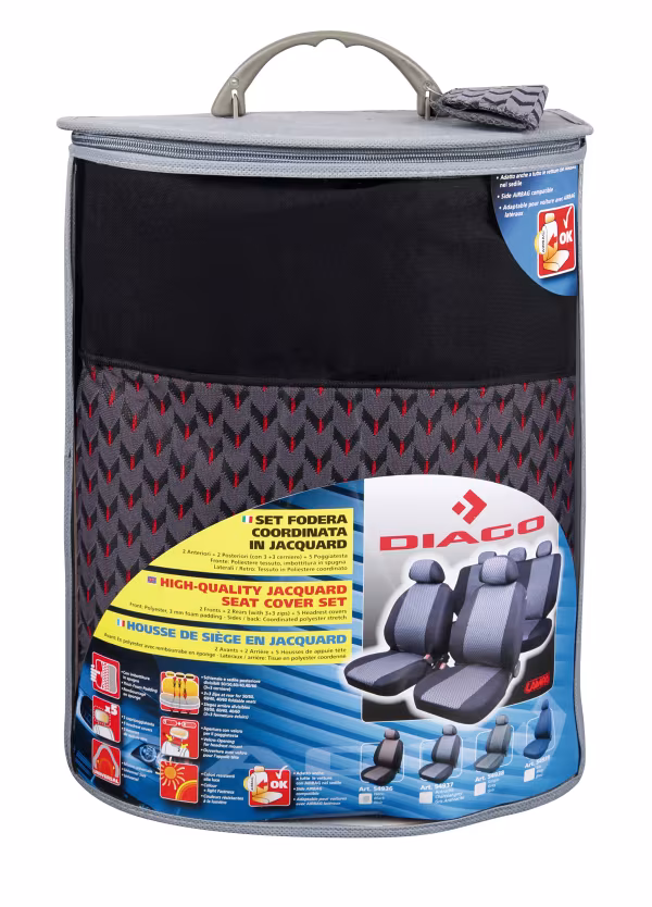 Lampa Diago, set fodere coordinate in jacquard