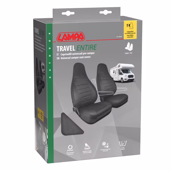Lampa Travel Entire, coprisedili universali per camper