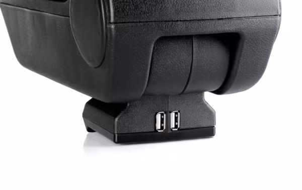 Lampa Premium, bracciolo 3 funzioni con doppio sistema di fissaggio e connessione USB, 12V