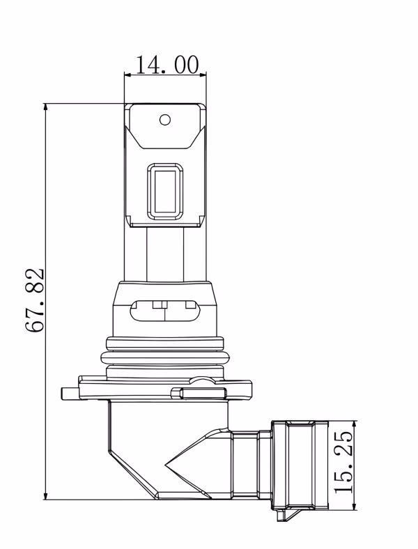 Pilot 12/24V Halo Led Neptune Series, kit conversione a Led - (H10-HB3-HIR1) - 38W - P20d - 1 pz  - Scatola
