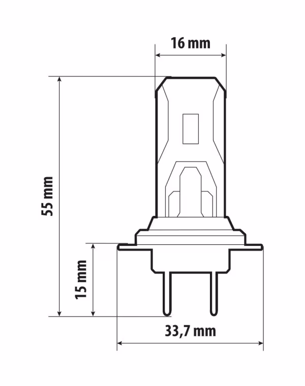 Pilot 12V Halo Led Cyber Series Quick-Fit - (H7) - 22W - PX26d - 2 pz  - Scatola