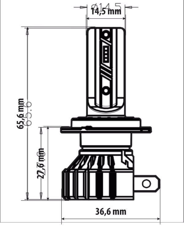 Pilot 12V Halo Led Hyper Series Quick-Fit - (H7) - 15W - PX26d - 1 pz  - Scatola