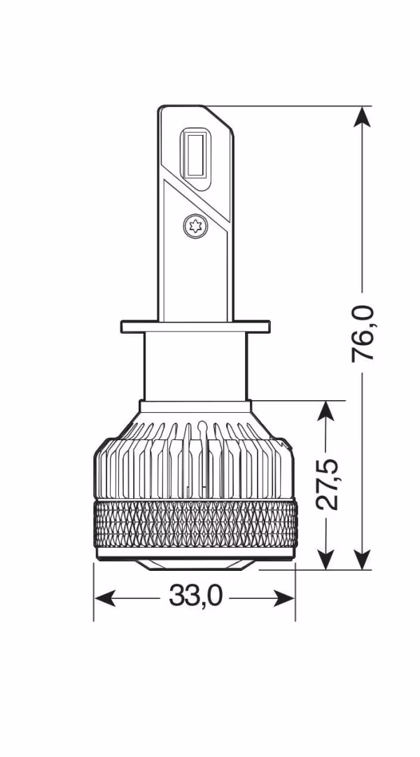 Pilot 12/24V Halo Led Serie 14 Lightning - (H1) - 45W - P14,5s - 2 pz  - Scatola