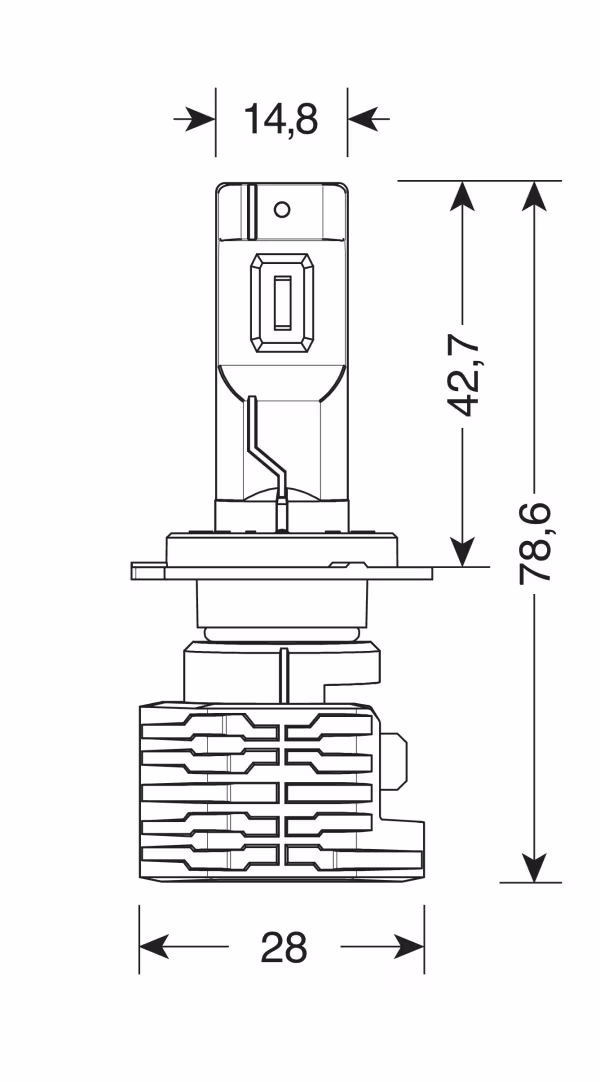 Pilot 12/24V Halo Led Serie 10 Halo Killer - (H7) - 20W - PX26d - 2 pz  - Scatola