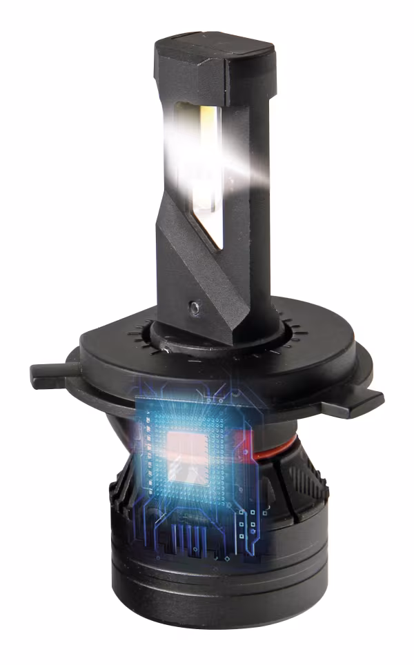 Pilot 12/24V Halo Led Serie 9 Ultra Power Compact - (H4) - 45W - P43t - 2 pz  - Scatola