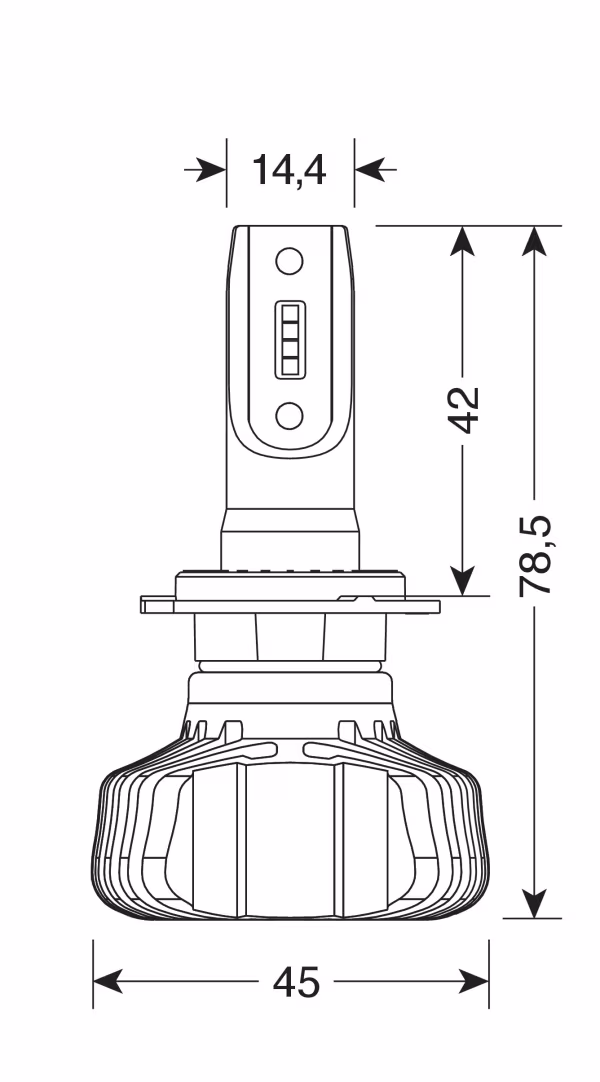 Pilot 12/24V Halo Led Serie 5 Blaster - (H7) - 20W - PX26d - 2 pz  - Scatola