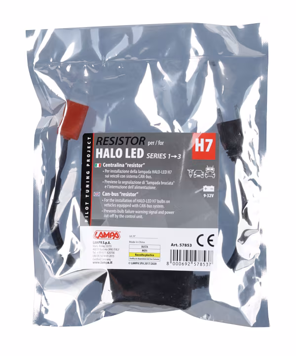 Lampa Halo Led Serie 1/3 - Centralina Resistor, 12/24V