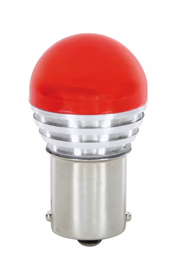 Pilot 12/24V Mega-Led 9 - 1 SMD x 9 chips - (PY21W) - BAU15s - 1 pz  - Scatola - Arancio