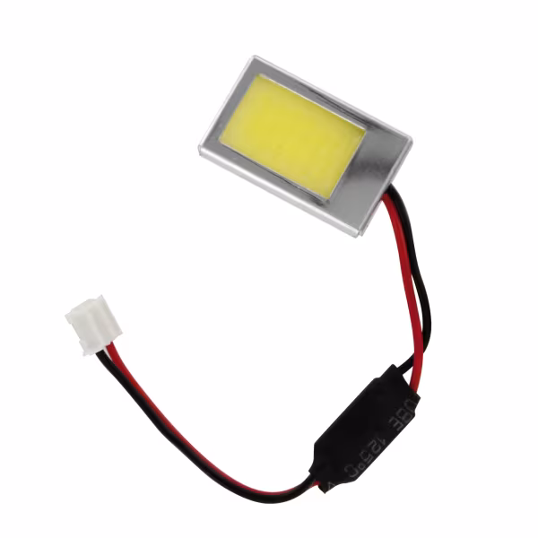 Pilot 12/24V Mega-Led - Pannello COB 18 chips - 28x18 mm - 2,8W - 1 pz  - D/Blister - Bianco