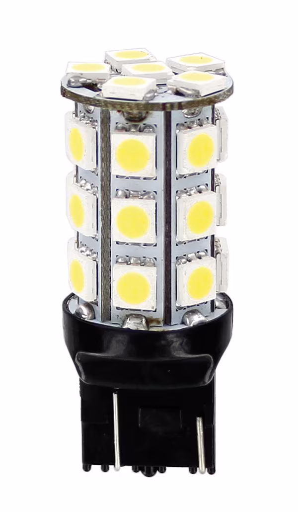 Pilot 12V Hyper-Led 81 - 27 SMD x 3 chips - (W21/5W) - W3x16q - 1 pz  - Scatola - Bianco