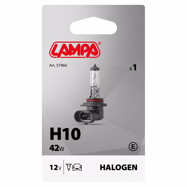 Lampa 12V Lampada alogena - H10 - 42W - PY20d - 1 pz  - Scatola