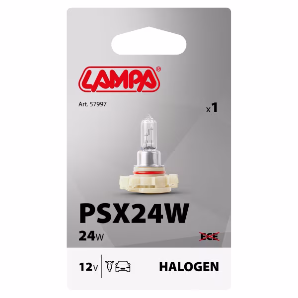 Lampa 12V Lampada alogena - PSX24W - 24W - PG20-7 - 1 pz  - Scatola