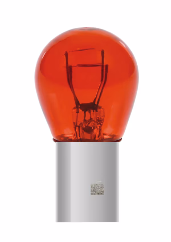 Pilot 12V Red Dyed Glass, Lampada 2 filamenti - (P21/5W) - 21/5W - BAY15d - 2 pz  - Scatola