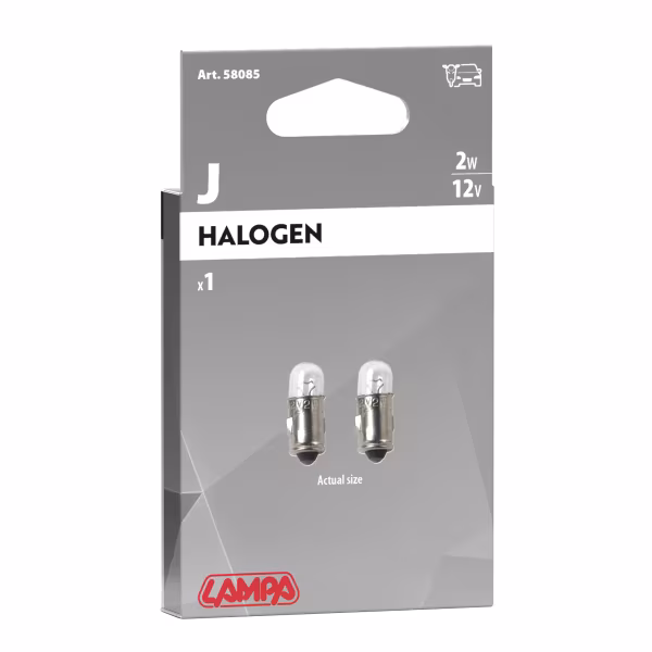 Lampa 12V Lampada mignon - 2W - BA7s - 2 pz  - Scatola