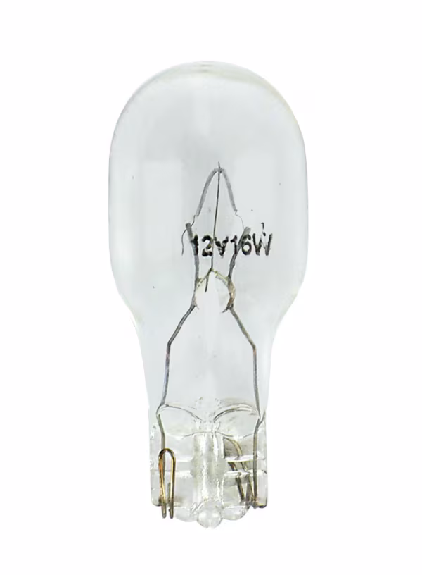 Lampa 12V Lampada con zoccolo vetro - W16W - 16W - W2,1x9,5d - 2 pz  - Scatola