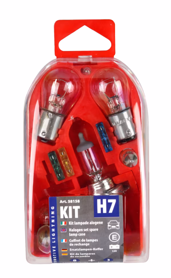 Lampa Kit lampade di ricambio 11 pz, alogena H7 - 12V