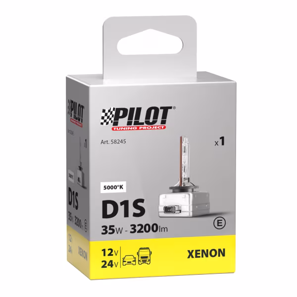 Lampa Lampada HID Xenon 5.000°K - D1S - 35W - PK32d-2 - 1 pz  - Scatola