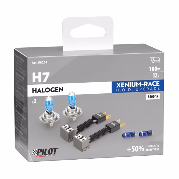 Pilot 12V Xenium Race Bonus-Pack - (H7) - 100W - PX26d - 2 pz  - Scatola