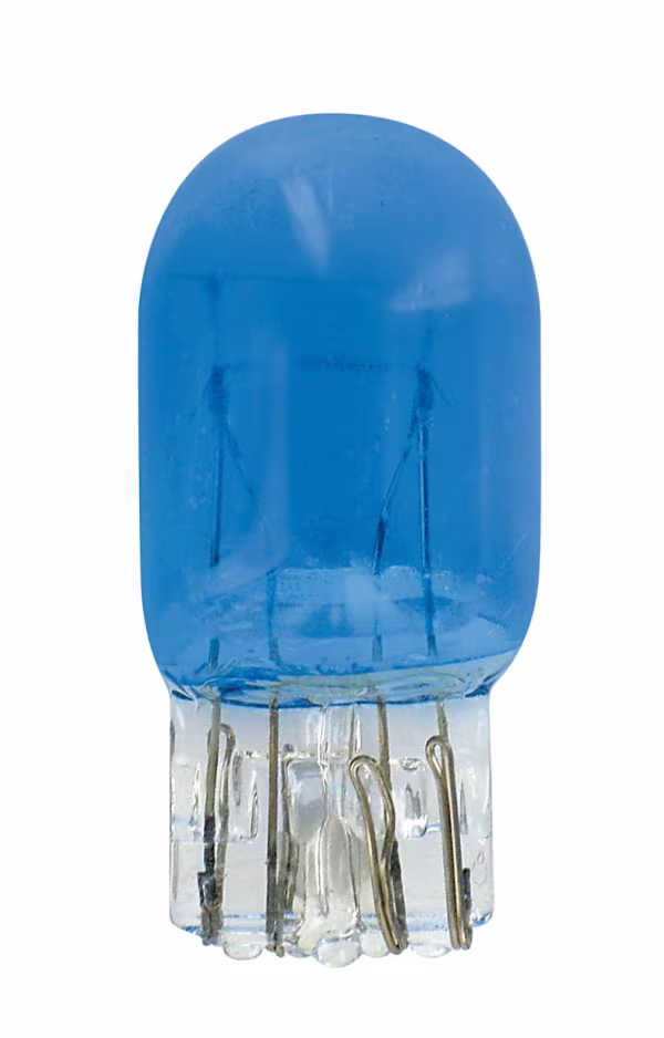 Pilot 12V Lampada con zoccolo vetro Blu-Xe 2 filamenti - (W21/5W) - 21/5W - W3x16q - 2 pz  - Scatola