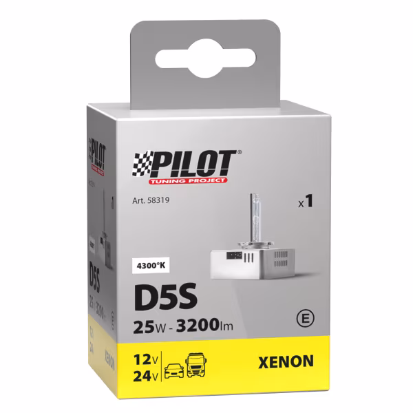 Lampa Lampada HID Xenon 4.300°K - D5S - 25W - PK32d-7 - 1 pz  - Scatola