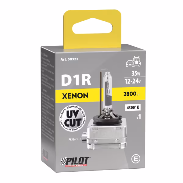 Lampa Lampada HID Xenon 4.300°K - D1R - 35W - PK32d-3 - 1 pz  - Scatola