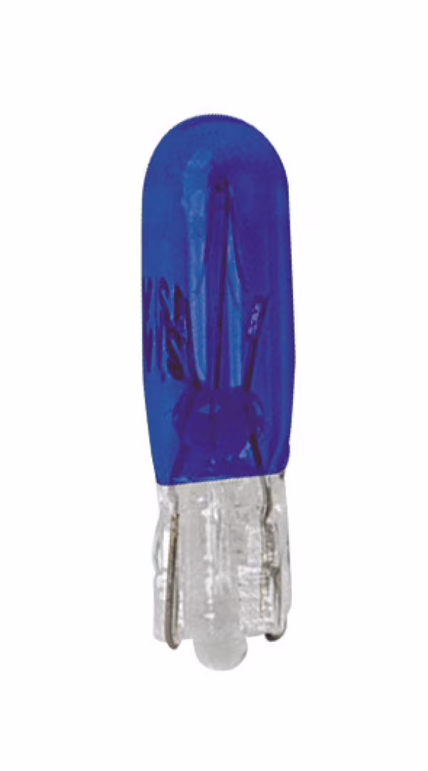 Pilot 12V Lampada con zoccolo vetro - (T5) - 1,2W - W2x4,6d - 2 pz