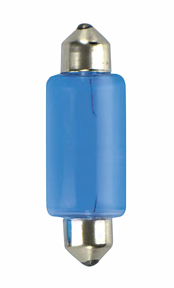 Pilot 12V Lampada siluro Blu-Xe - 15x41 mm - 18W - SV8,5-8 - 2 pz  - D/Blister