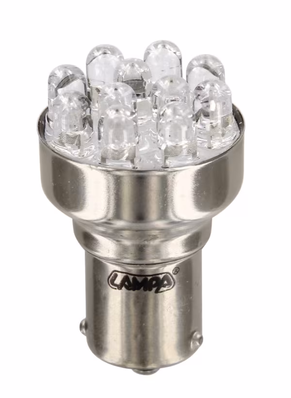 Pilot 12V Lampada Multi-Led 11 Led - (PY21W) - BAU15s - 1 pz  - Scatola - Arancio
