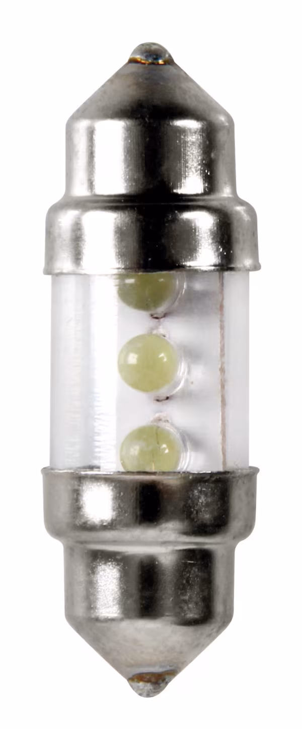 Pilot 12V Led Series - 3 Led - 10x31 mm - SV8,5-8 - 2 pz