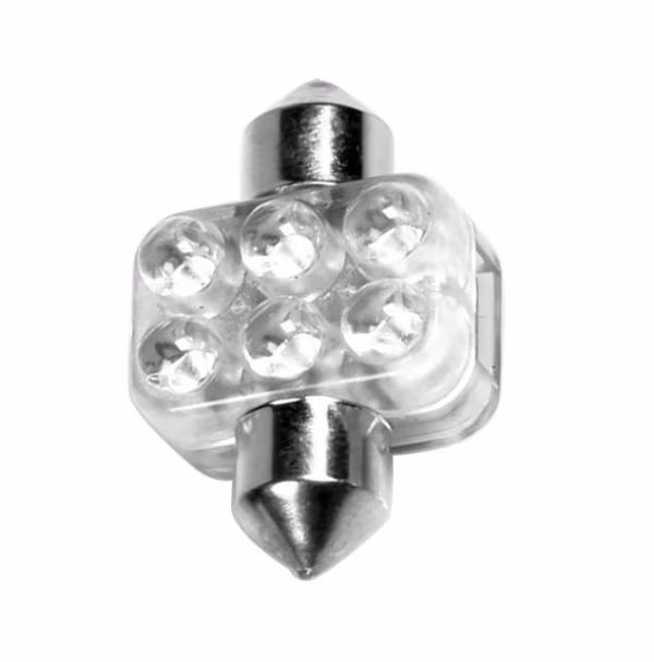 Pilot 12V Led Series - 6 Led - 18x31 mm - SV8,5-8 - 1 pz