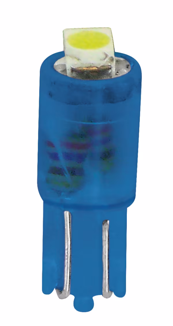 Pilot 12V Hyper-Led 2 - 1 SMD x 2 chips - (T5) - W2x4,6d - 2 pz